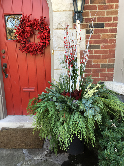 Winter vase