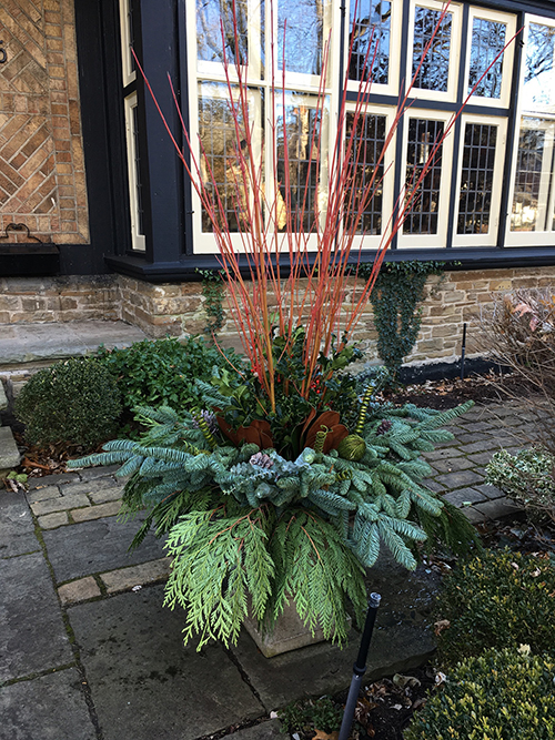 Winter vase