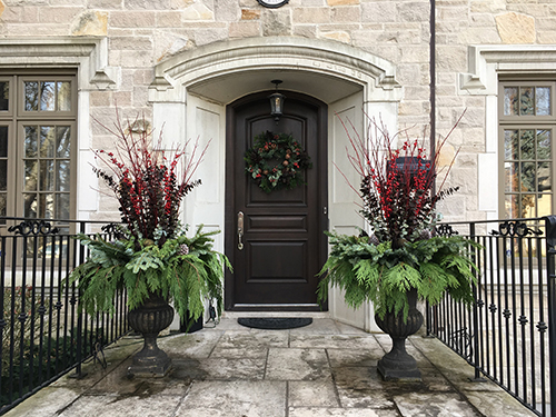 Winter vase