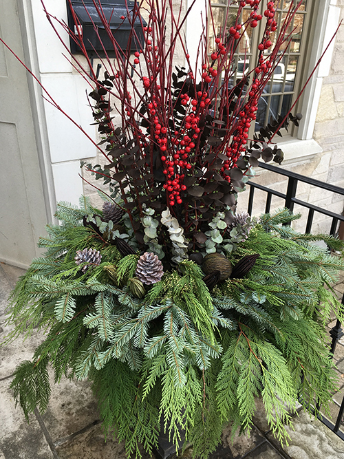 Winter vase