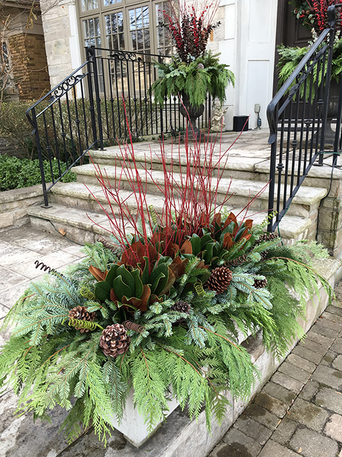Winter vase